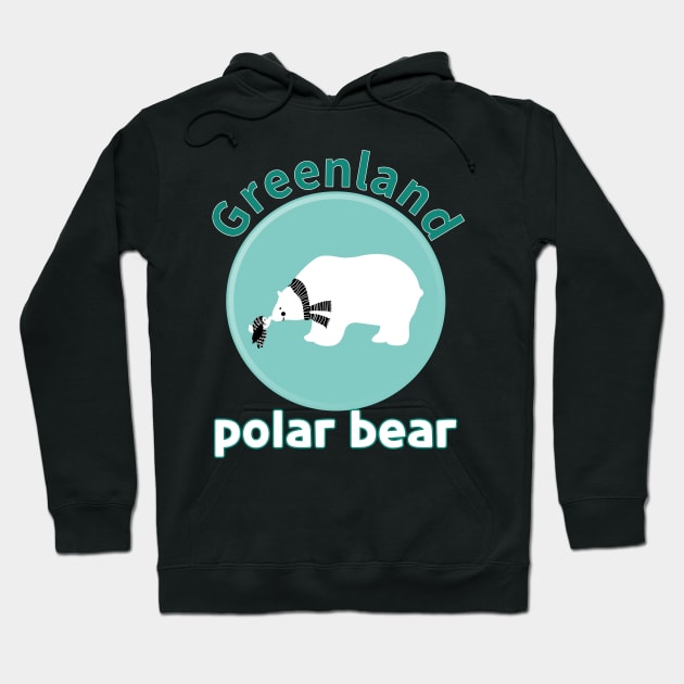 greenland polar bear Hoodie by zzzozzo